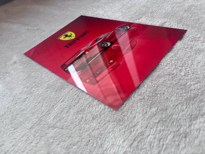 Poster Métal Ferrari F40 – Art Mural Supercar Italienne | Impression Aluminium Brillante Décoration Garage