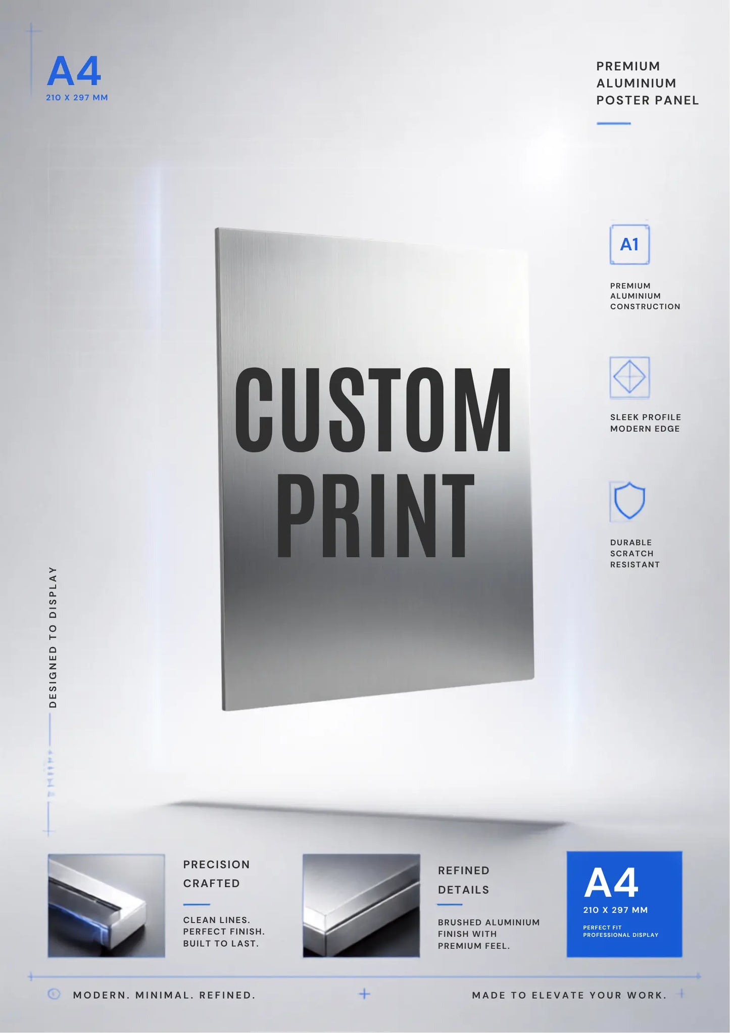 Affiche murale personnalisée - Téléchargez votre design